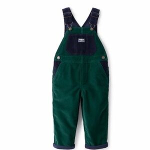 OshKosh B'gosh Kids Overalls in Green and Navy